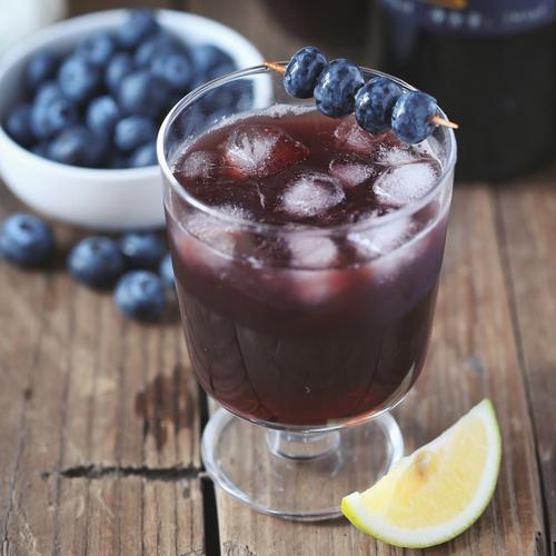【食巫坊_脱醇蓝莓果酒375ml/瓶】野生蓝莓酿制零下8℃低度酒